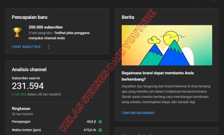 SuksesDariYoutube.Com – Kelas Premium Belajar Jadi Youtuber Pemula ...