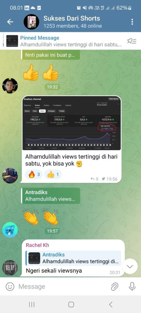 Testimoni Kelas Sukses Dari Shorts - Antradiks